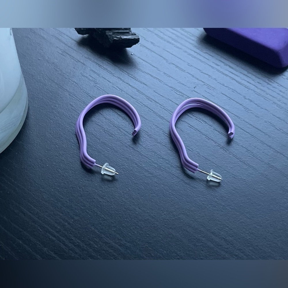 Secrets of Summer Purple Earrings